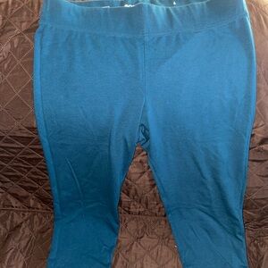 Woman Blue Leggings